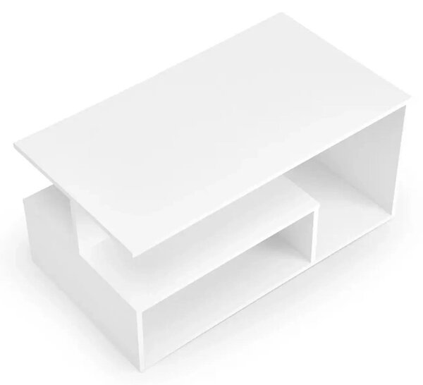 Masuta cafea IVA, alb, PAL laminat, 90x51x43 cm
