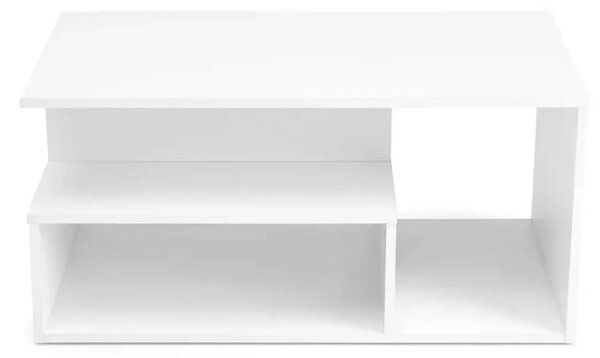 Masuta cafea IVA, alb, PAL laminat, 90x51x43 cm