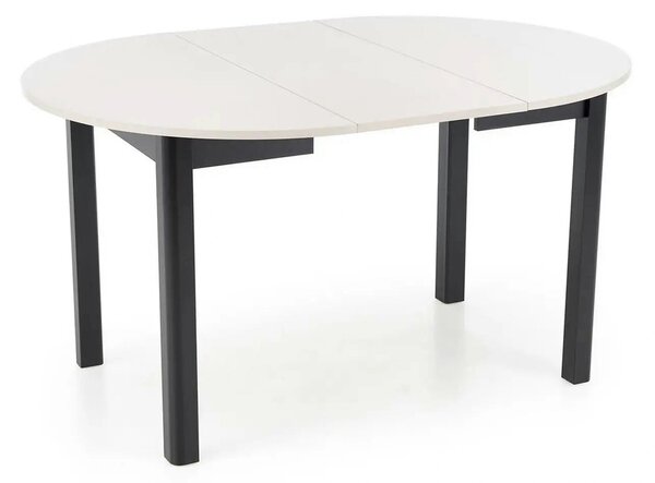 Masa extensibila RINGO, casmir/negru, PAL furniruit, 102/142x102x76 cm