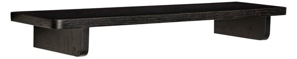 Raft negru cu aspect de lemn de stejar 80 cm Poke – Hübsch