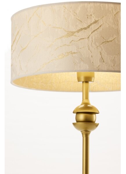 Jupiter 2112 - Lampă de masă KASZMIR 1xE27/15W/230V alb/auriu, decor marmură