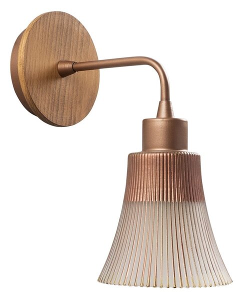 Aplică de perete arămie ø 13 cm Foca – Opviq lights