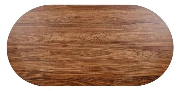 Masuta cafea GISELA, nuc, 120x60x46 cm