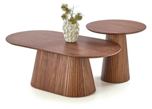 Masuta cafea GISELA, nuc, 120x60x46 cm