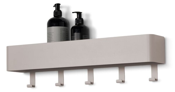 Raft pentru baie taupe de montat pe perete din oțel Multi – Spinder Design