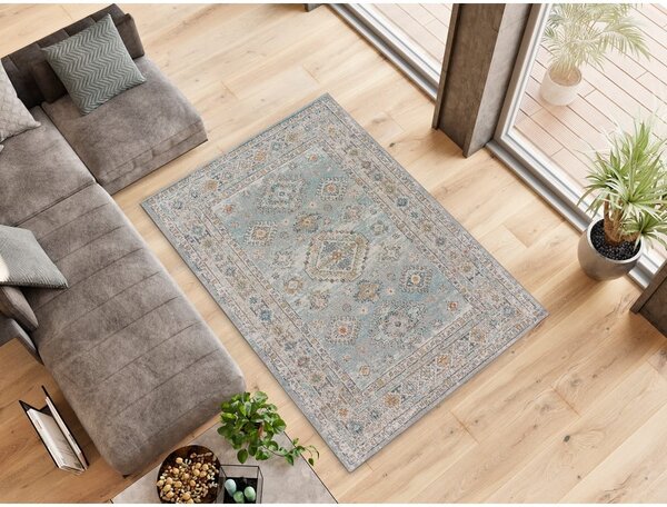 Covor albastru deschis 120x170 cm Parma – Universal