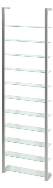 Raft argintiu etajat din metal 46 cm Cubic – Spinder Design