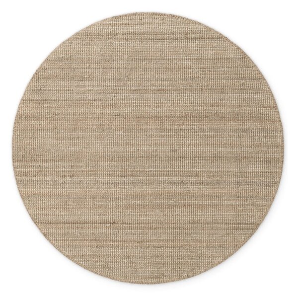 Covor taupe rotund din iută ø 160 cm Bouclé Jaipur – Hanse Home