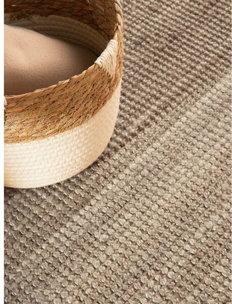 Covor taupe rotund din iută ø 160 cm Bouclé Jaipur – Hanse Home