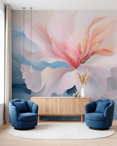 Tapet Flori abstracte și fanteziste, Imagini de fundal unice, w05932 : Uwalls.ro