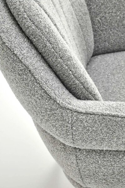 Scaun K570, gri/negru, stofa/otel, 61x70x92 cm