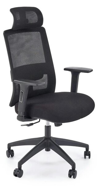 Scaun birou SWIFT, negru, stofa/plasa, 68x68x115/125 cm