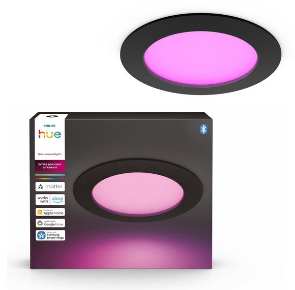 Philips - LED RGBW reglabil, corp de iluminat încastrat pentru baie Hue SLIM LED/12W/230V IP44