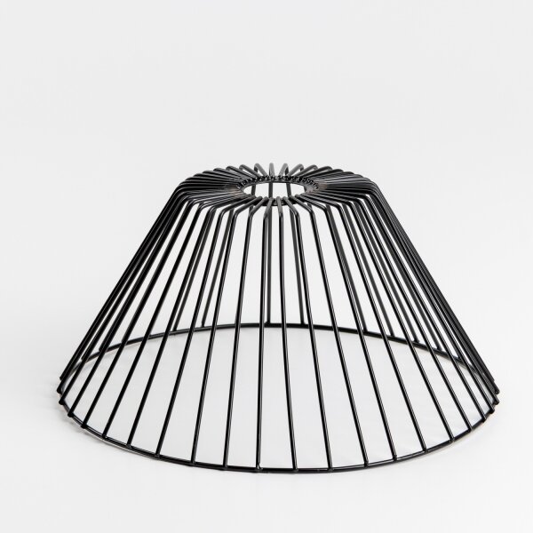 Brilagi - Plafonieră LED aplicată CERIA WIRE 1xE27/60W/230V diam. 30 cm neagră