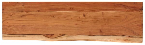 Raft perete 90x30x2,5 cm dreptunghiular lemn acacia margine vie