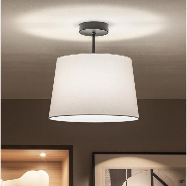 Brilagi - Lustră LED aplicată CERIA 1xE27/60W/230V diam. 30 cm negru/alb