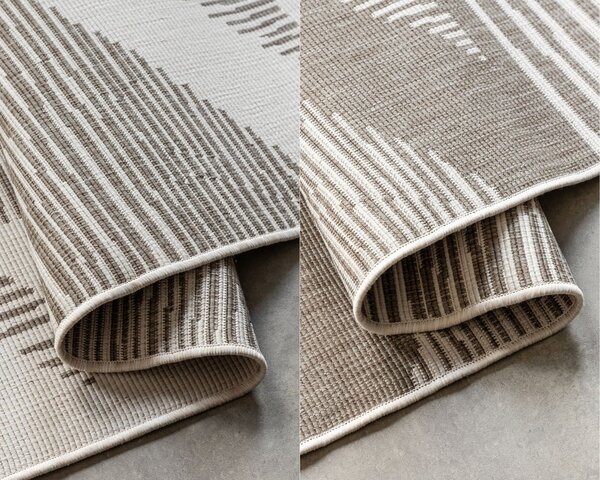 Covor de exterior maro/crem 80x150 cm Gemini – Elle Decoration