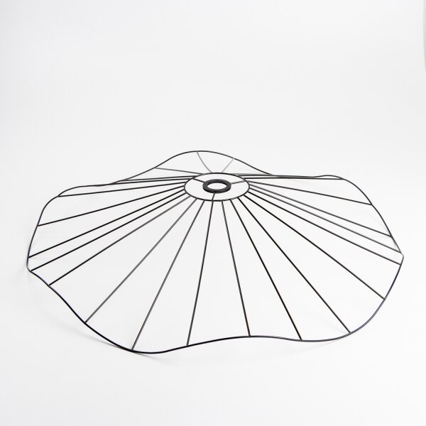 Brilagi - Lustru aplicat LED CERIA WIRE 1xE27/60W/230V, diam. 80 cm, negru