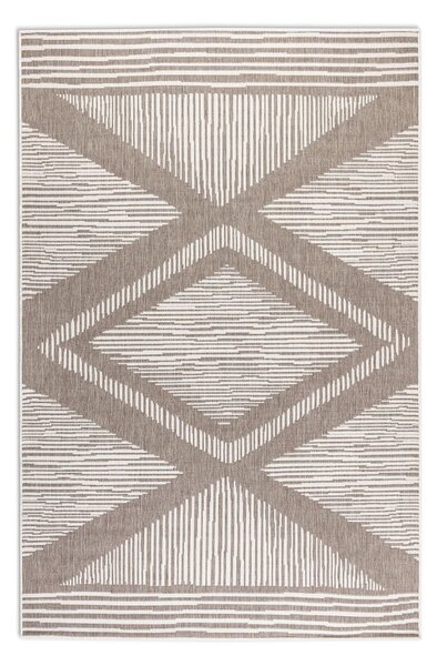 Covor de exterior maro/crem 80x150 cm Gemini – Elle Decoration
