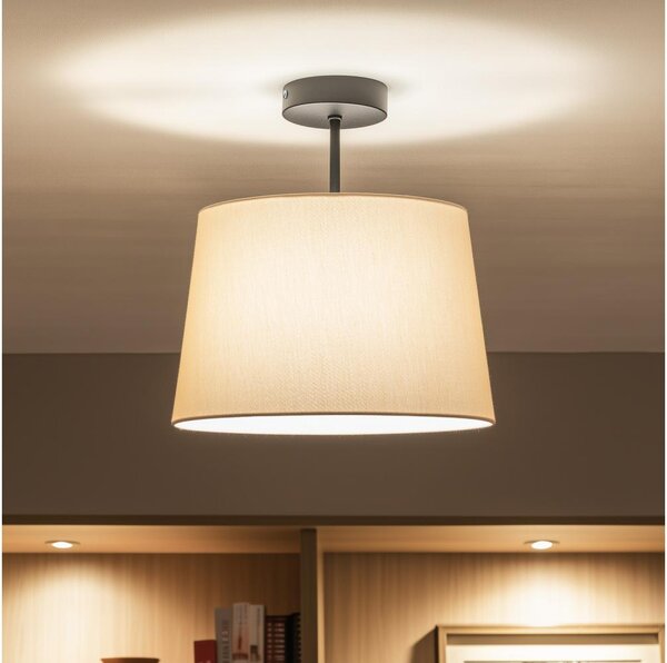 Brilagi - Plafonieră LED aplicată CERIA 1xE27/60W/230V diam. 30 cm negru/bej