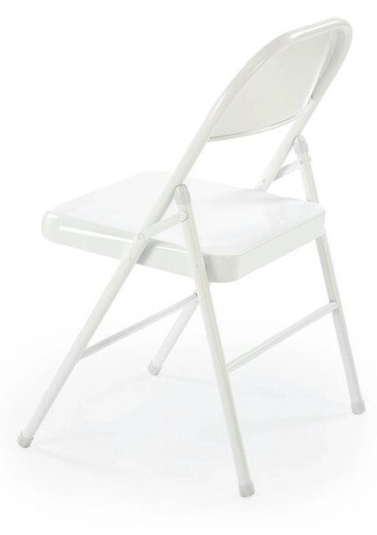 Scaun K565, alb, metal, 46x47x75 cm