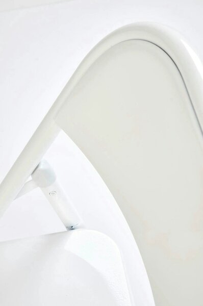 Scaun K565, alb, metal, 46x47x75 cm