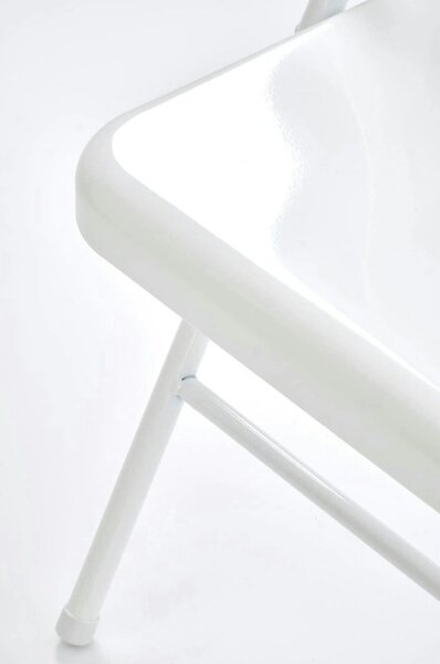 Scaun K565, alb, metal, 46x47x75 cm