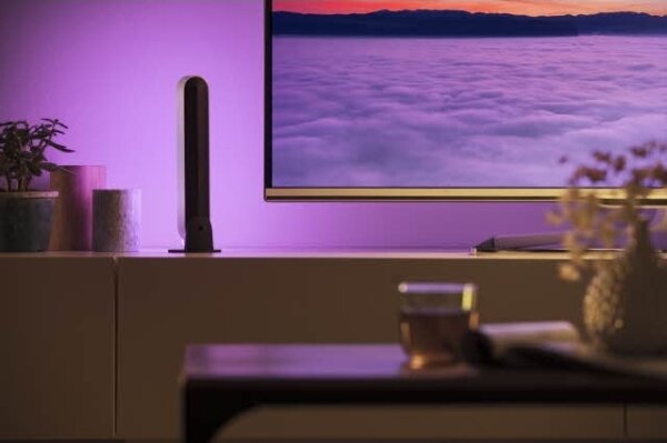 Philips - Set 2x lampă de birou LED RGB Hue AMBIANCE dimabilă LED/6W/230V albă