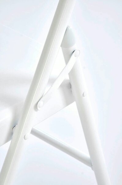 Scaun K565, alb, metal, 46x47x75 cm