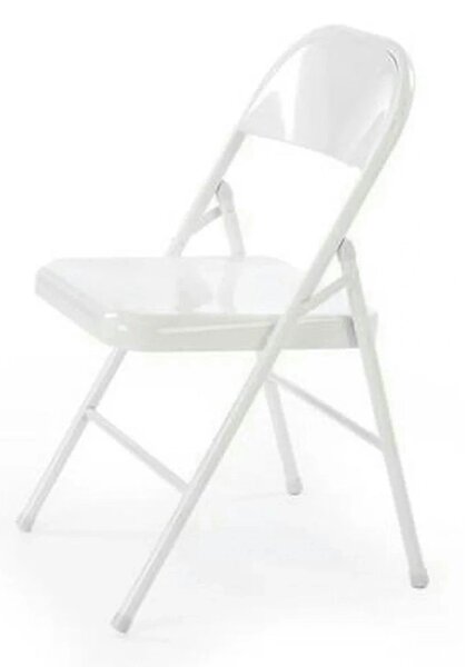 Scaun K565, alb, metal, 46x47x75 cm