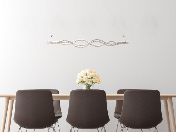 Globo 67109-30 - Lustră LED reglabilă pe cablu PILLA LED/30W/230V + telecomandă