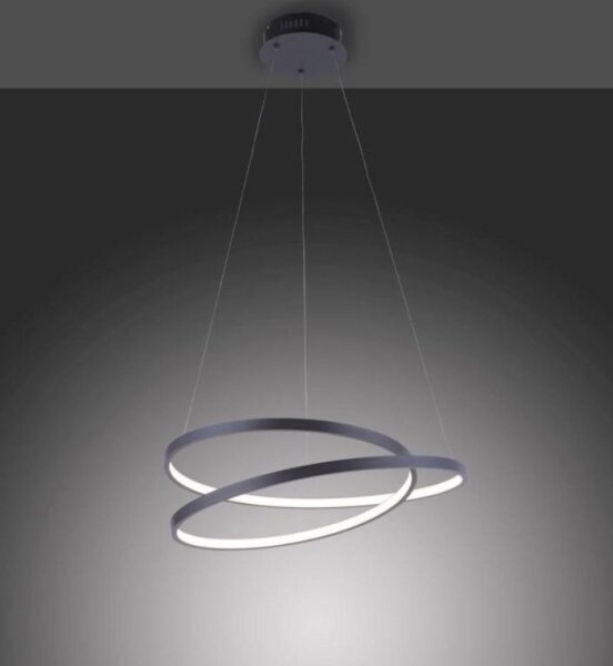 Lustră LED dimabilă pe cablu ROMAN LED/30W/230V neagră Paul Neuhaus 2472-18