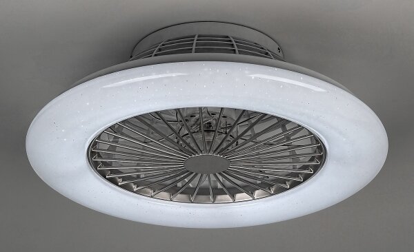 Plafonieră LED dimabilă cu ventilator Rabalux LED/30W/230V + telecomandă