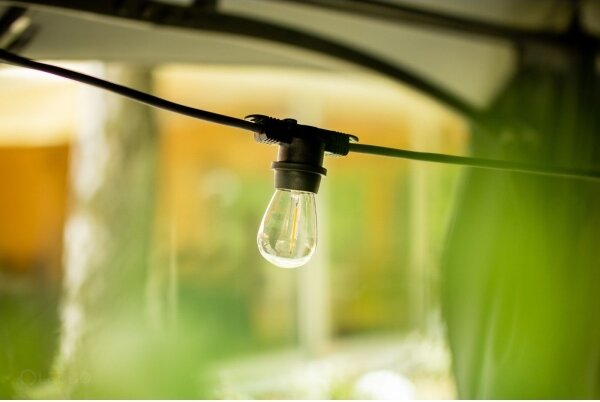 Lanț decorativ de exterior MIMOSA 20xE27/1,3W/230V IP44 10m