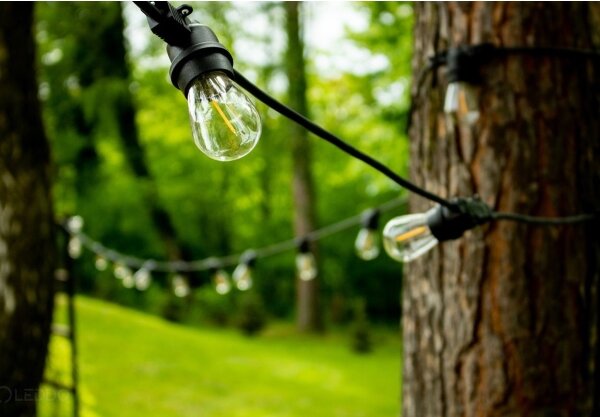 Lanț decorativ de exterior MIMOSA 20xE27/1,3W/230V IP44 10m