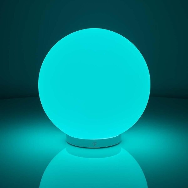 Lampă LED RGBW de masă dimabilă SmartLife LED/5W/5V Wi-Fi Nedis WIFILM10CWT