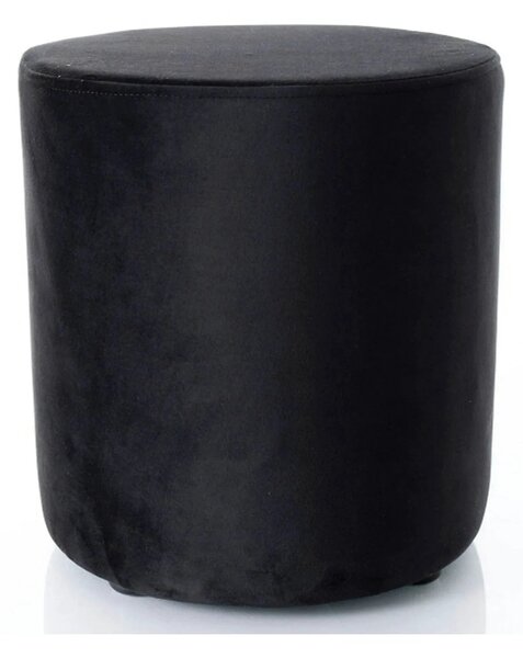 Taburet DOTI B, stofa catifelata negru - Bluvel 19, 38x38x42 cm