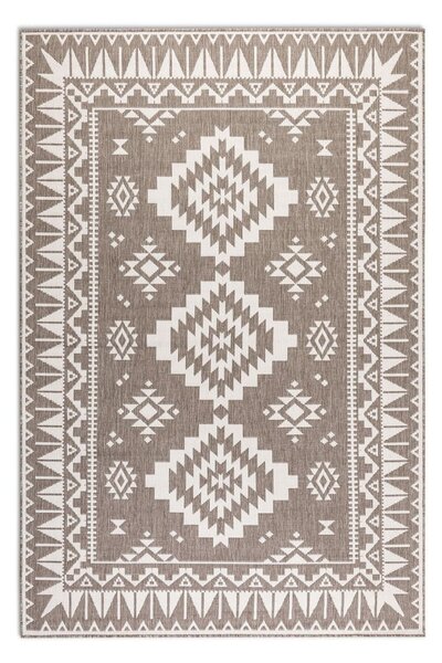 Covor de exterior maro/crem 80x150 cm Gemini – Elle Decoration
