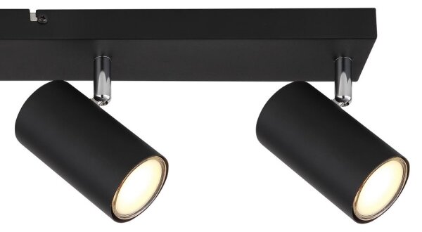 Spot ROBBY 4xGU10/35W/230V negru Globo 57911-4B