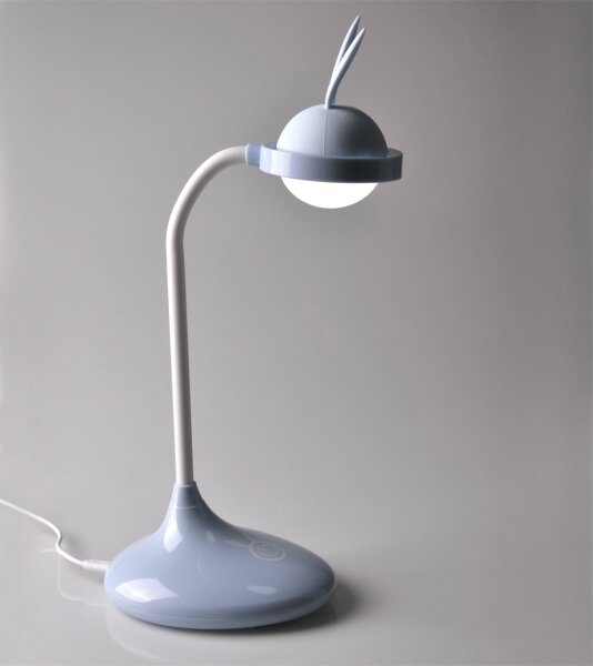 Veioză LED tactilă pentru copii RABBIT LED/0,4W/5V 3000/6500K albastră + USB