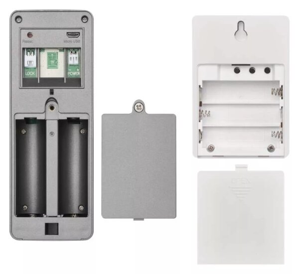 Sonerie video fără fir cu senzor de mișcare GoSmart 12V 3xAA IP44 Wi-Fi Tuya