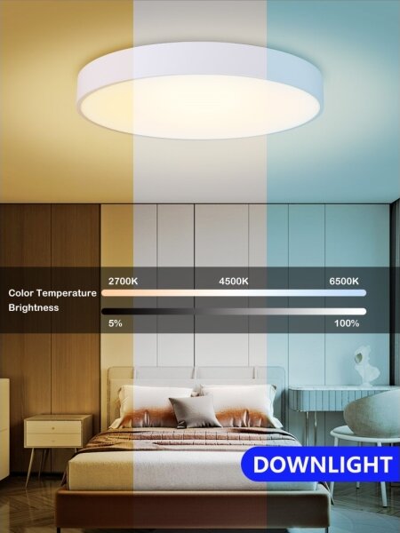 Plafonieră LED dimabilă Immax NEO 07206L RONDATE 53W/230V alb Tuya + telecomandă