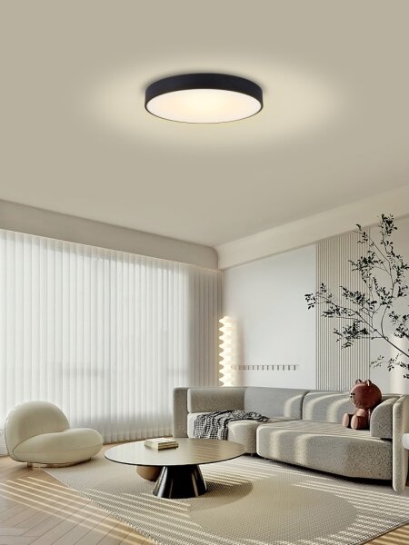 Plafonieră LED dimabilă Immax NEO 07202L RONDATE 53W/230V negru Tuya + telecomandă