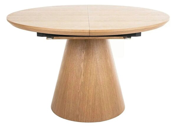 Masa rotunda extensibila living ANGEL II, stejar, 120/160x120x75 cm