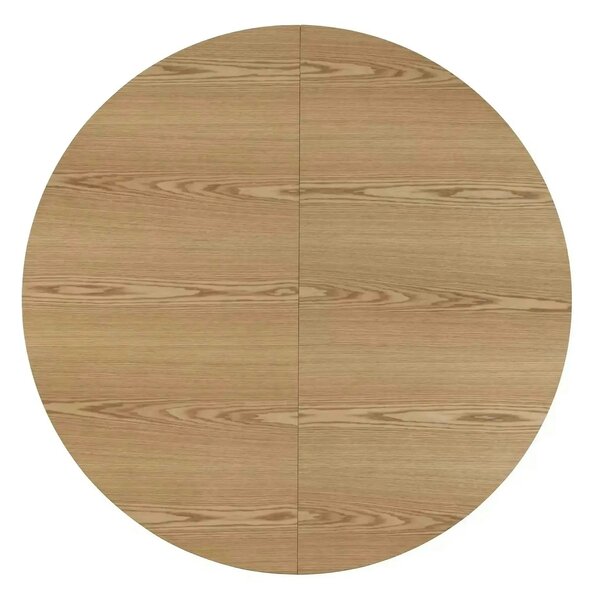 Masa rotunda extensibila living ANGEL II, stejar, 120/160x120x75 cm