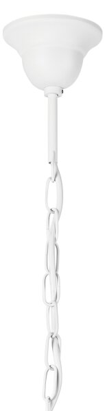 Lustră pe lanț DONATO 5xE14/40W/230V alb