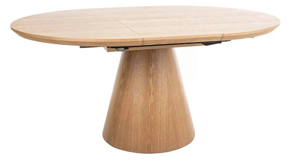 Masa rotunda extensibila living ANGEL II, stejar, 120/160x120x75 cm