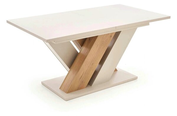 Masa moderna bucatarie BRANDON, casmir/stejar, PAL laminat, 160/200x90
