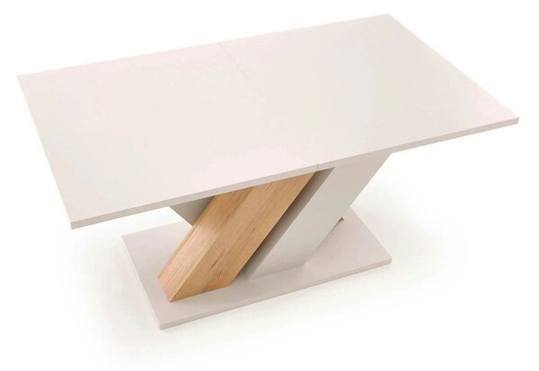 Masa moderna bucatarie BRANDON, casmir/stejar, PAL laminat, 160/200x90