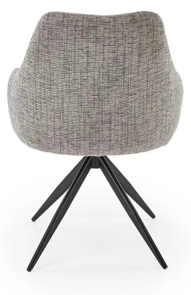 Scaun K564, gri/negru, stofa clasica/metal, 60x63x87 cm